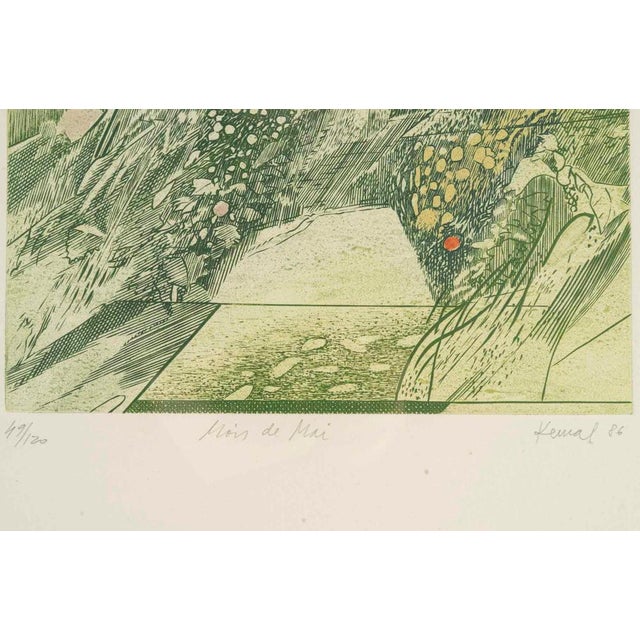 On the Month of May, Kemal, 1986, Lithograph For Sale - Image 6 of 8