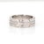 Modern 90s Cartier Tank Francaise Ring Eu 50 Sz 5.25 Band 18k White Gold Signed Jewelry For Sale - Image 3 of 7
