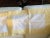 Mid-Century Modern Vintage Custom Yellow & White Table Linens Set- 17 Pieces For Sale - Image 3 of 4
