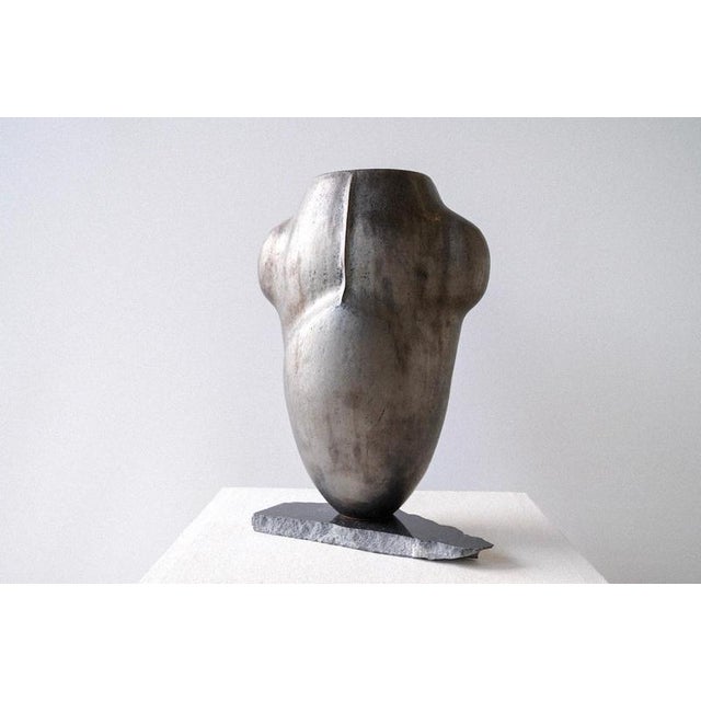Corpus Mechanica Vase in Wheel-Thrown Glazed Stoneware by Robin Kerr For Sale - Image 6 of 7