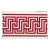 Sample - Schumacher X Mary Mcdonald Labyrinth Tape in Ruby For Sale