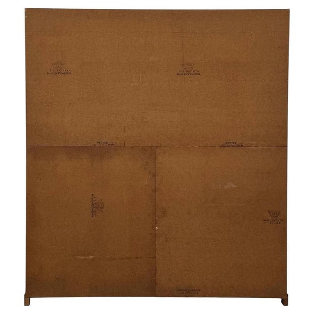 Wood Large Antique Walnut Open Bookcase, 1900s For Sale - Image 7 of 10