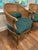 Green Elegant Pair of Vintage Karges French Style Cane Back Armchairs For Sale - Image 8 of 10