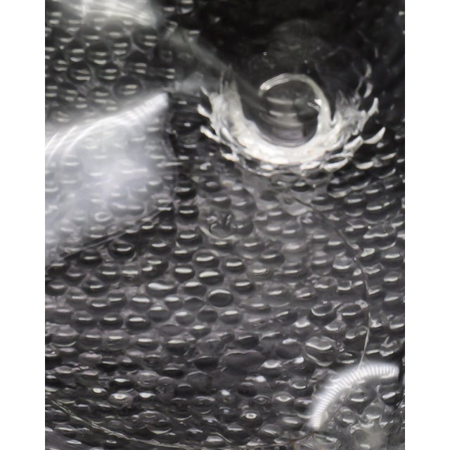 Textured Glass Centerpiece Bowl from Peill & Putzler, Germany, 1970s For Sale - Image 10 of 12