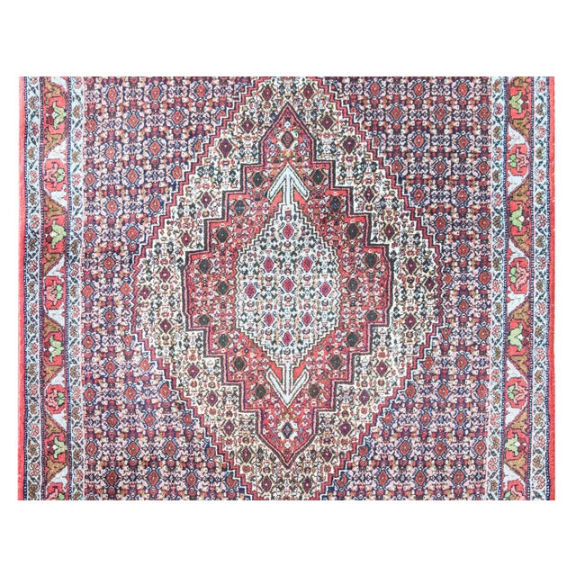 Textile Vintage Persian Bidjar Rug For Sale - Image 7 of 15