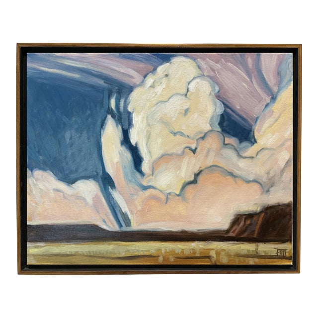 Original Oil Painting, Thunderhead Plains II For Sale