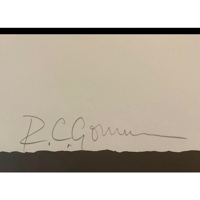 Gorman Vintage Signed R. C. Gorman Navajo Woman Exhibition Print, 1976 For Sale - Image 4 of 6