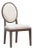 Mila Dark Brown and Beige Performance Fabric Side Chair, Set of 2 For Sale - Image 11 of 11