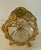 Mid 20th Century Vintage French Style Ormolu Glass Perfume Bottle With Floral Filigree Stopper Hollywood Regency For Sale - Image 5 of 12