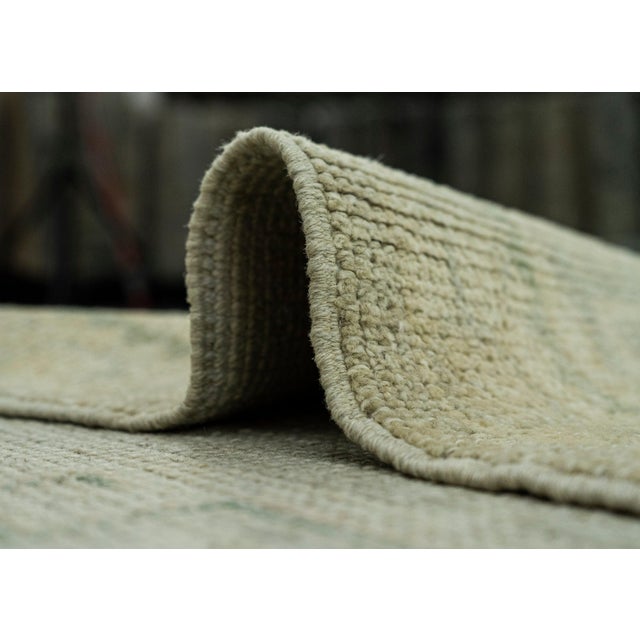 Textile Turkish Oushak Rug 3' x 13'2" #19408 For Sale - Image 7 of 8