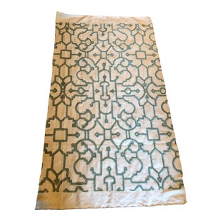 Contemporary S. Harris Mirabai Modern Fabric Remnant For Sale