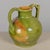 19th Century 19th Century French Green Yellow Glazed Water Jug, Orjol For Sale - Image 5 of 12