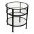 Tanner Round Glass End Table For Sale