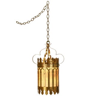 Mid-Century Swag Pendant Light For Sale