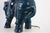 Hollywood Regency Blue Elephant Ceramic Table Lamp, Belgium, 1970s For Sale - Image 9 of 12