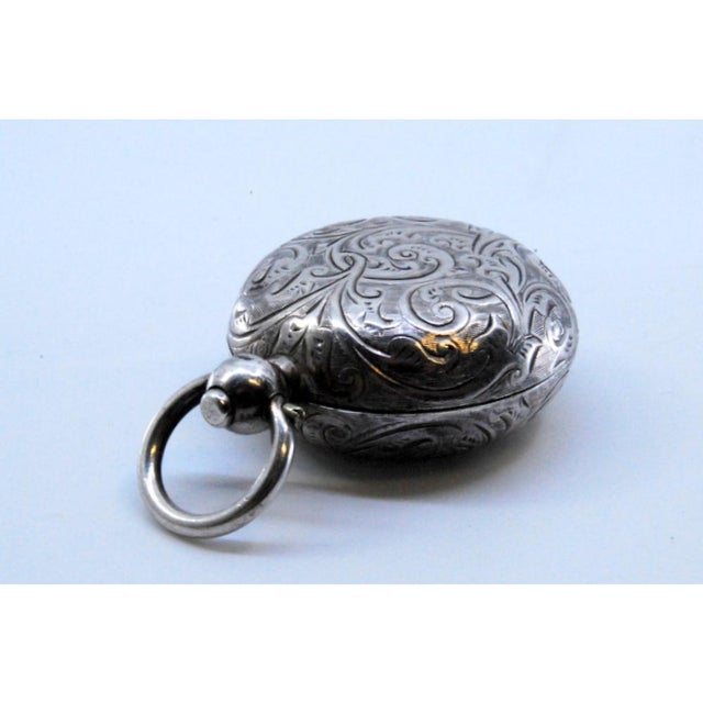 Silver Silver Libra Holder with Reliefs For Sale - Image 8 of 10