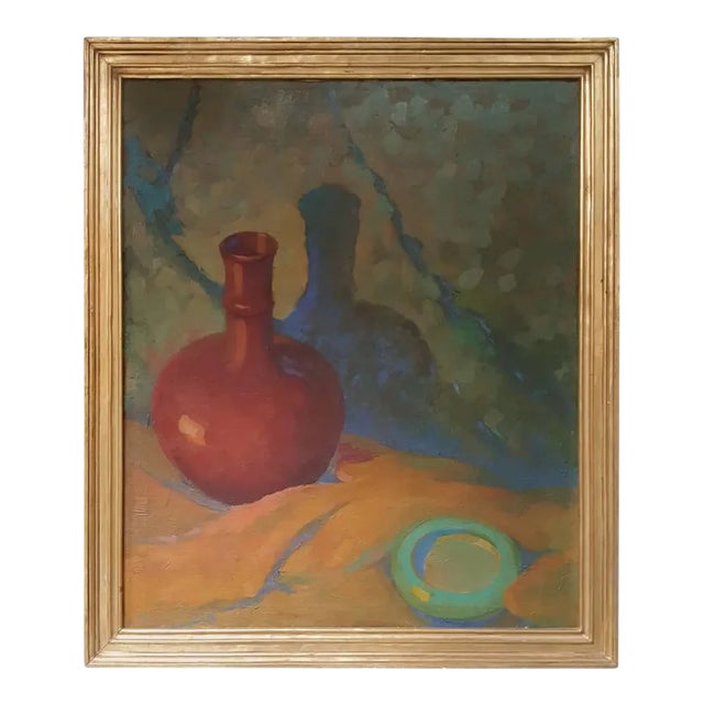 Still Life Impressionist Painting by Laura Mills For Sale