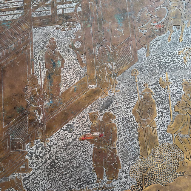 Bronze 1960s Philip and Kelvin LaVerne Mid Century Modern Chan Coffee Table, Bronze For Sale - Image 8 of 15