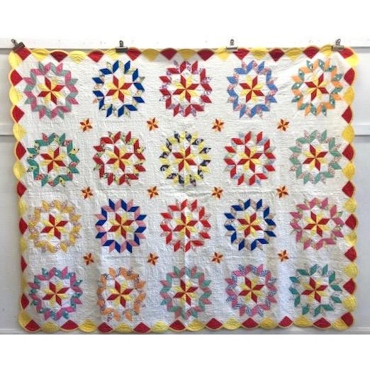 Textile Early 20th Century American Quilt For Sale - Image 7 of 7