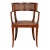 Michael Taylor for Baker Furniture Klismos Cherry Wood and Cane Armchair, Newly Refinished For Sale