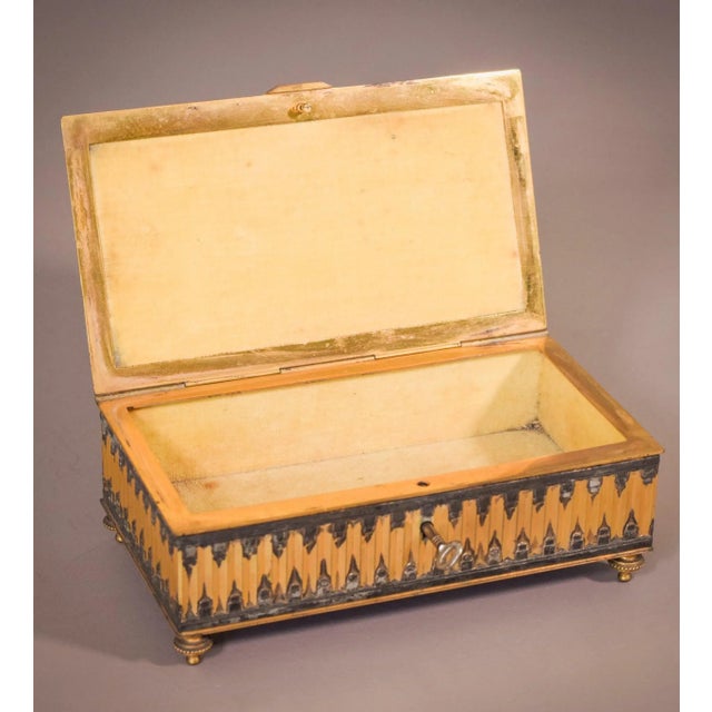 Vintage Wooden Jewellery Box For Sale - Image 3 of 7
