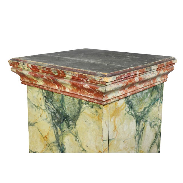 Probably American with a cabinet door with enclosed shelves. Large scale. Collection of William Hodgins.