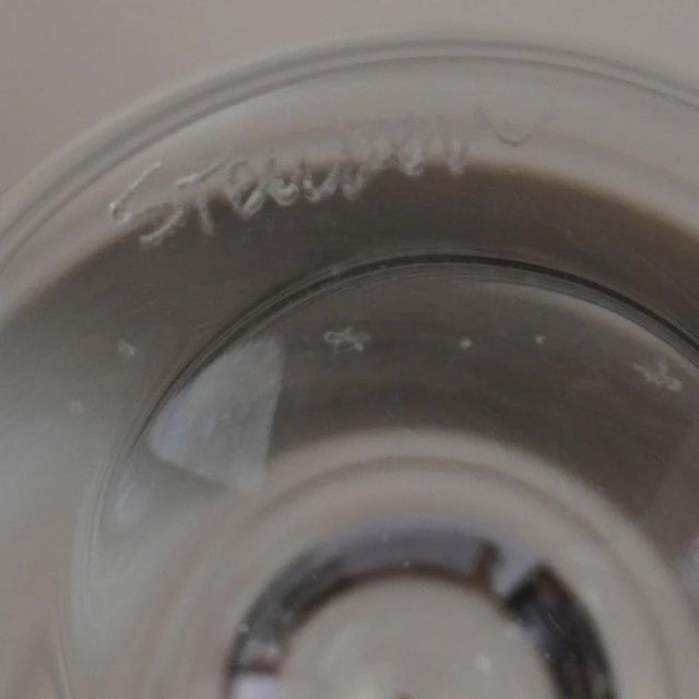 Steuben Steuben Evening Art Glass Fluted Champagne Glasses by Dante Marioni, Set of 16 For Sale - Image 4 of 4