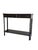 A timeless blend of classic and Hollywood Regency style, this faux bamboo console table in a satin black finish with...