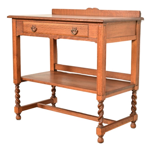 Stickley Brothers Antique Mission Oak Arts & Crafts Buffet Server, Circa 1910 For Sale