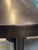 Late 20th Century Late 20th Century Christian Liaigre at Holly Hunt 60" Round Dining Table, Ebonized Black Oak, Column Pedestal Base For Sale - Image 5 of 14