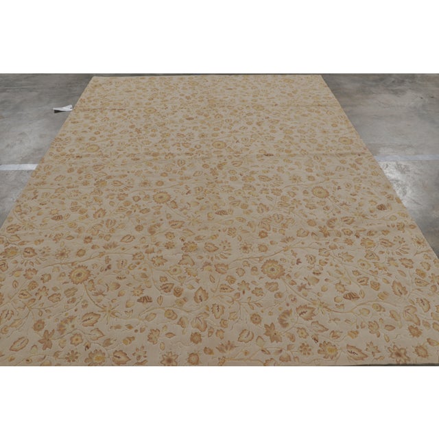 Handwoven in wool, this 8x11 contemporary rug by Rug & Kilim is inspired by antique Tudor rugs, flatweaves and...
