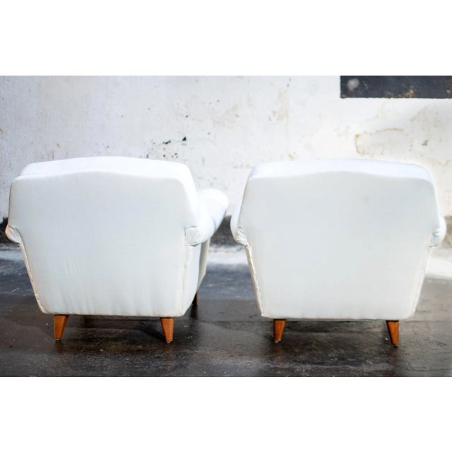 Pair of Scandinavian Modern Broderna Anderssons Arm Chairs - Com Ready For Sale - Image 4 of 7