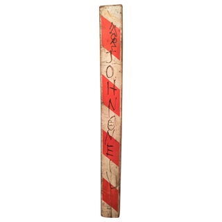 Old Nyc East Village "Found Art" Sign For Sale
