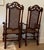 Wood Reduced Pair Carved Oak Throne Chair Antique Hall Chairs For Sale - Image 7 of 12