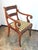 19th Century Antique Edwardian / Sheraton Revival Style Mahogany Armchair For Sale - Image 9 of 11