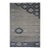 Modern Indian Palermo Wool & Silk 5X7 Grey, Black & Tan Handmade Area Rug #9902770 For Sale