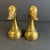 Mid-Century Modern Vintage Brass Duck Head Bookends Mid Century For Sale - Image 3 of 7