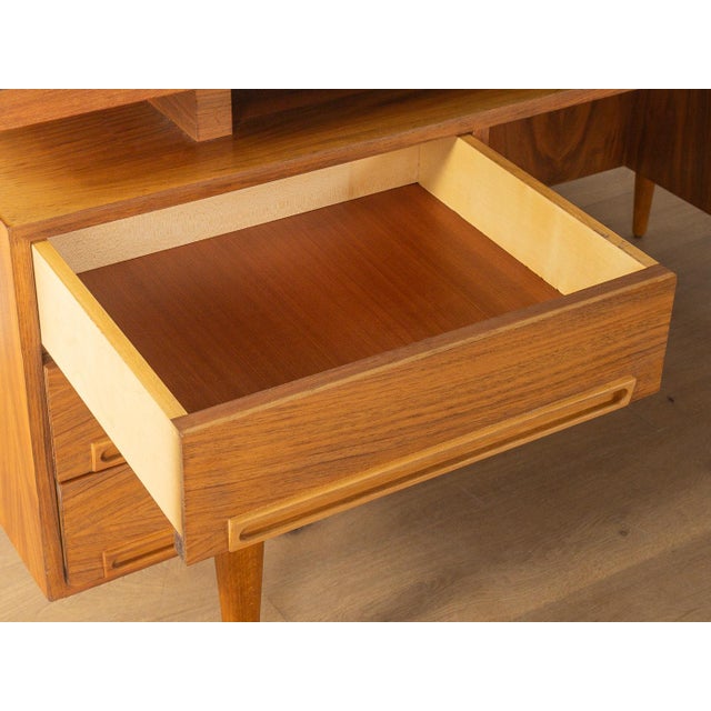 Brown Vintage Desk in Oak, 1960s For Sale - Image 8 of 10