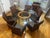 Crate & Barrel Crate and Barrel Glass Top Table and 6 Rattan Chairs - 7 Pieces For Sale - Image 4 of 4