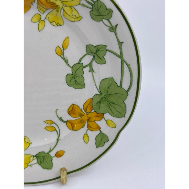 Green Villeroy and Boch Geranium Bread and Butter Small Plates - A Set of 9 For Sale - Image 8 of 8