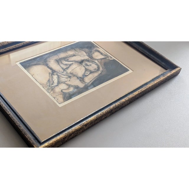 Mid 20th Century 1965 Joseph Demarais "Mother and Child" Etching. Signed, "Artists Proof" Edition For Sale - Image 5 of 15