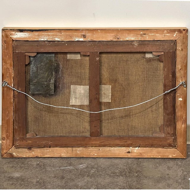 19th Century Framed Oil Painting on Canvas by Paul Henry Schouten (1864-1922) For Sale - Image 18 of 18