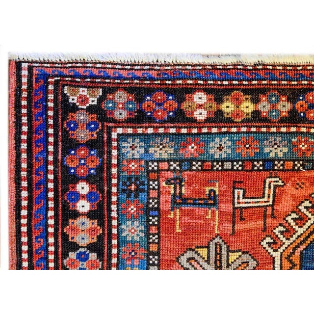 19th Century Kazak Rug For Sale - Image 4 of 7