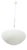 Large Mid-Century Czechoslovak Opaline Glass Pendant Lamp from Napako, 1970s For Sale