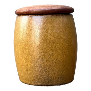 Vintage Dunhill Lidded Ceramic Tobacco Jar For Sale