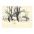 1960s Robert Angeloch Landscape Drawing For Sale