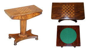 William IV Game Table in Hardwood, 1830s