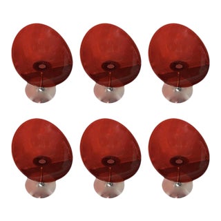 Italian Mid-Century Philippe Starck for Kartell Acrylic Eroc Chairs - Set of 6 For Sale