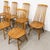 Light Yellow Vintage Scandinavian Wood Chairs, 1960s, Set of 4 For Sale - Image 8 of 9