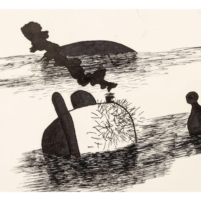 Domenick Capobianco Surrealist Works on Paper, 6 For Sale - Image 9 of 18
